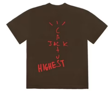Travis Scott Jordan Cactus Jack Highest T Shirt Brown