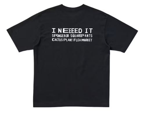 Uniqlo x CPFM Spongebob Squarepants UT Graphic T-Shirt Black