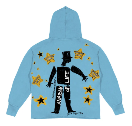 Barriers Duke Ellington Hoodie Sky Blue