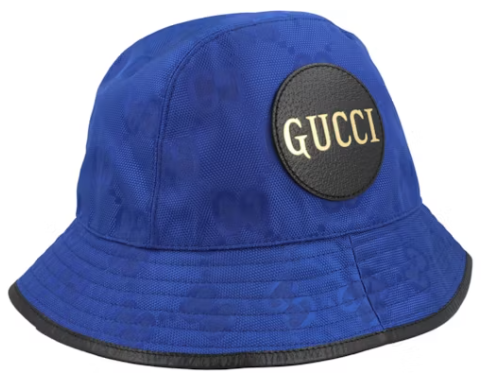 Gucci GG Monogram Bucket Hat Bright Blue