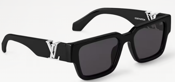 Louis Vuitton LV Sleek Square Large Sunglasses Black