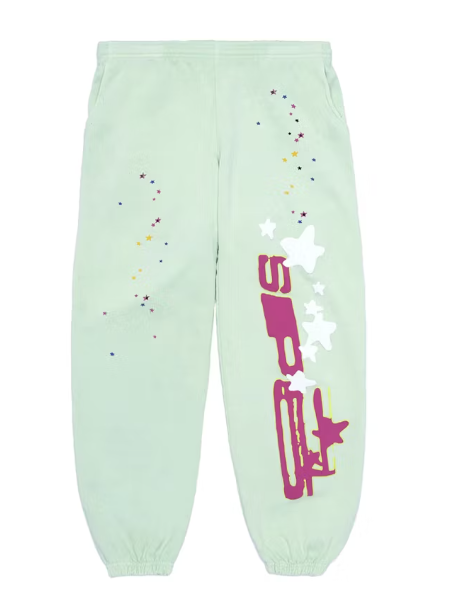 Sp5der SP5 Mint Sweatsuit