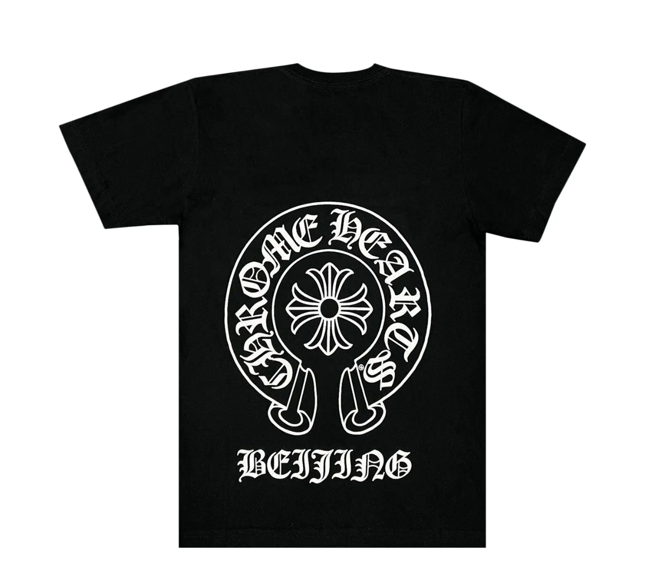Chrome Hearts Beijing Exclusive Horseshoe Logo Pocket T-Shirt Black