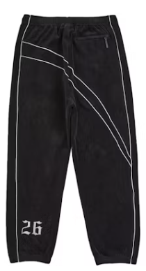 Supreme Umbro Velour Track Pant Black