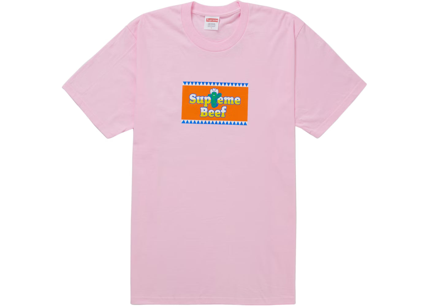 Supreme Beef Tee Light Pink