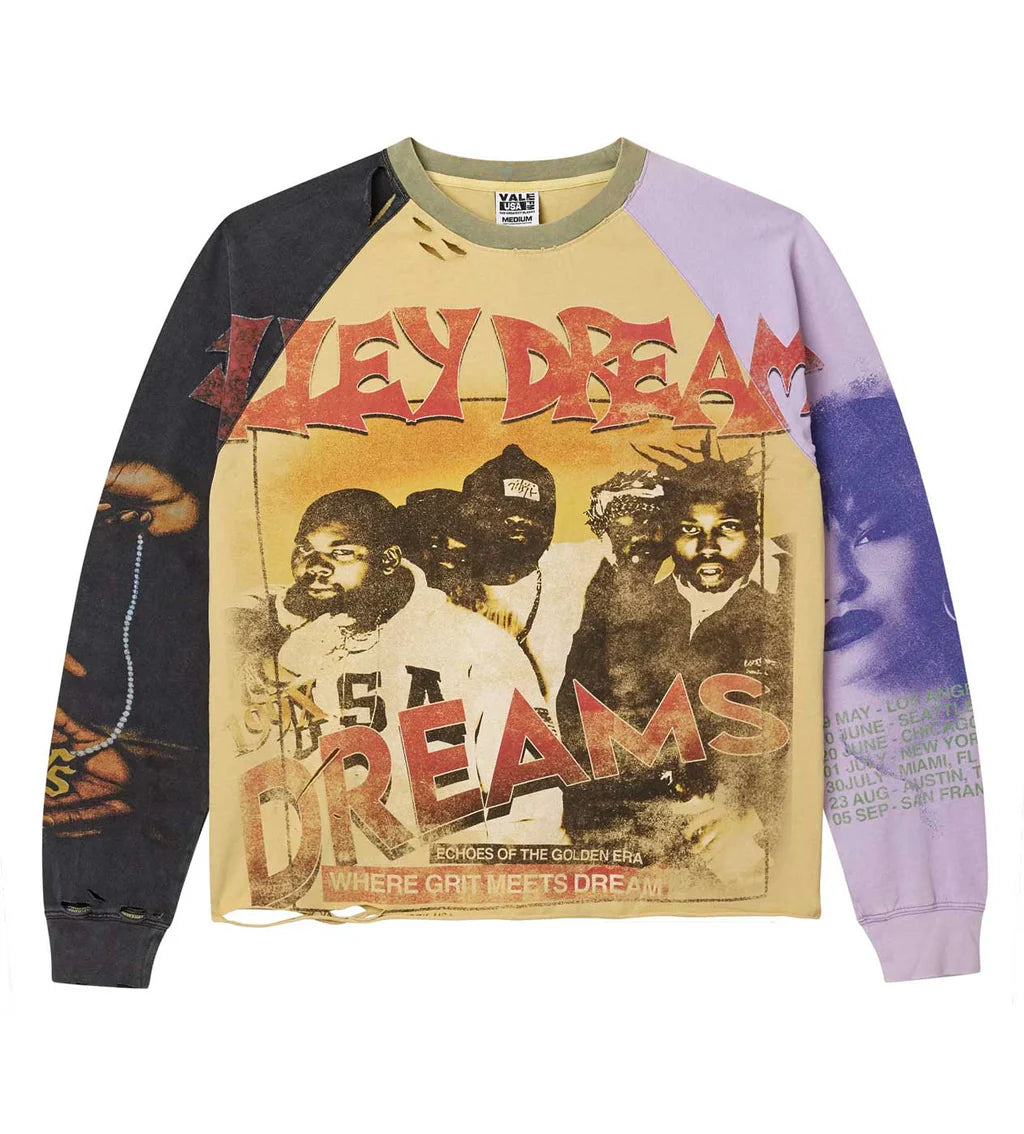 Vale Forever Chambers Chop n Screw L/S Tee Yellow