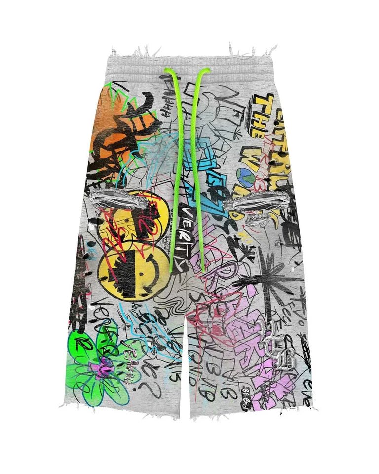Vertabrae Detention Shorts Grey