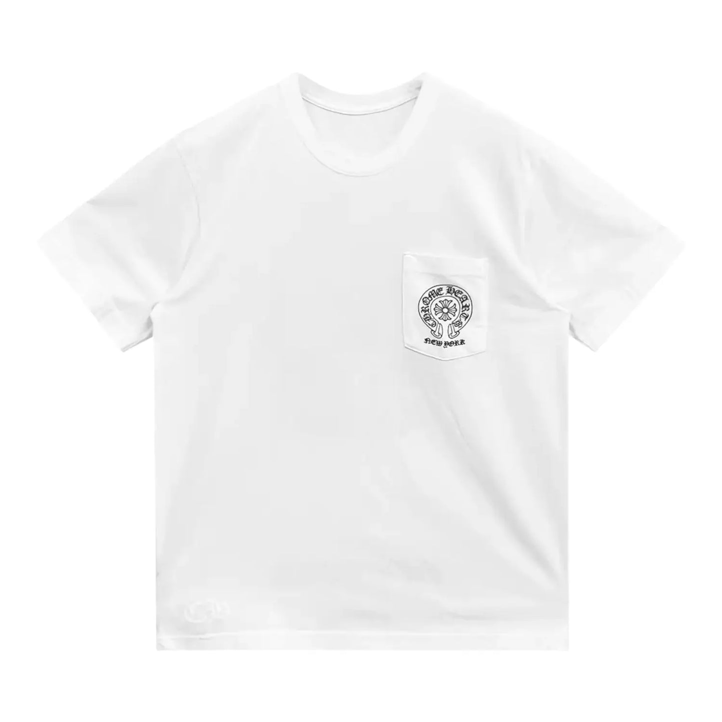 Chrome Hearts Horse Shoe Logo Pocket T-Shirt New York White