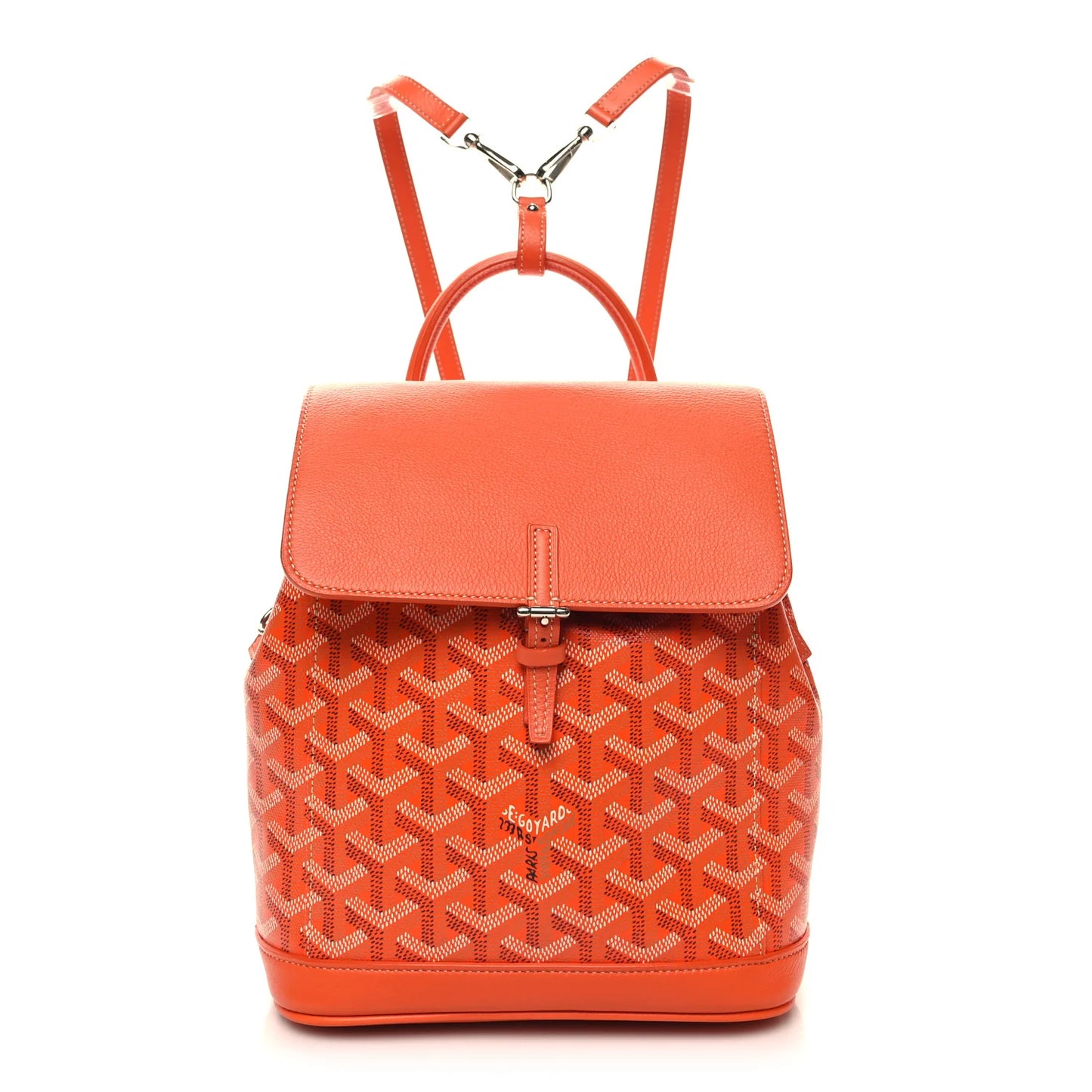 Goyard Alpin Mini Backpack Orange Goyardine