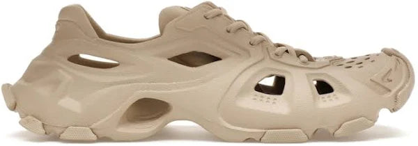 Balenciaga HD Lace Up Trainer Beige