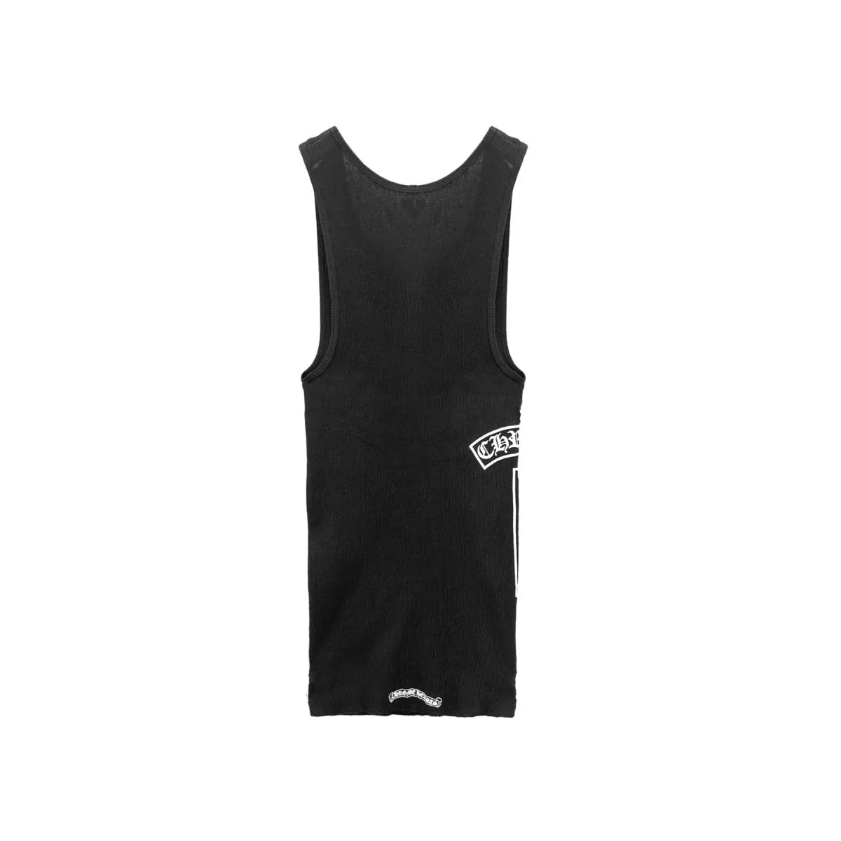 Chrome Hearts T-Bar Script Logo Tank Top Black