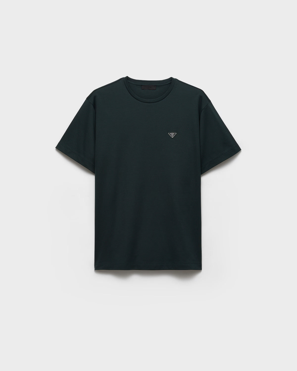Prada Bottle Green Cotton T-shirt