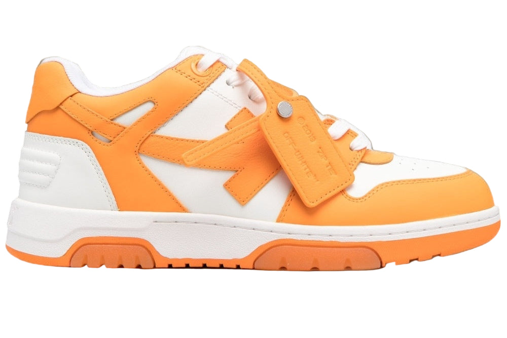 Off-White Out Of Office OOO Low Tops White Light Orange