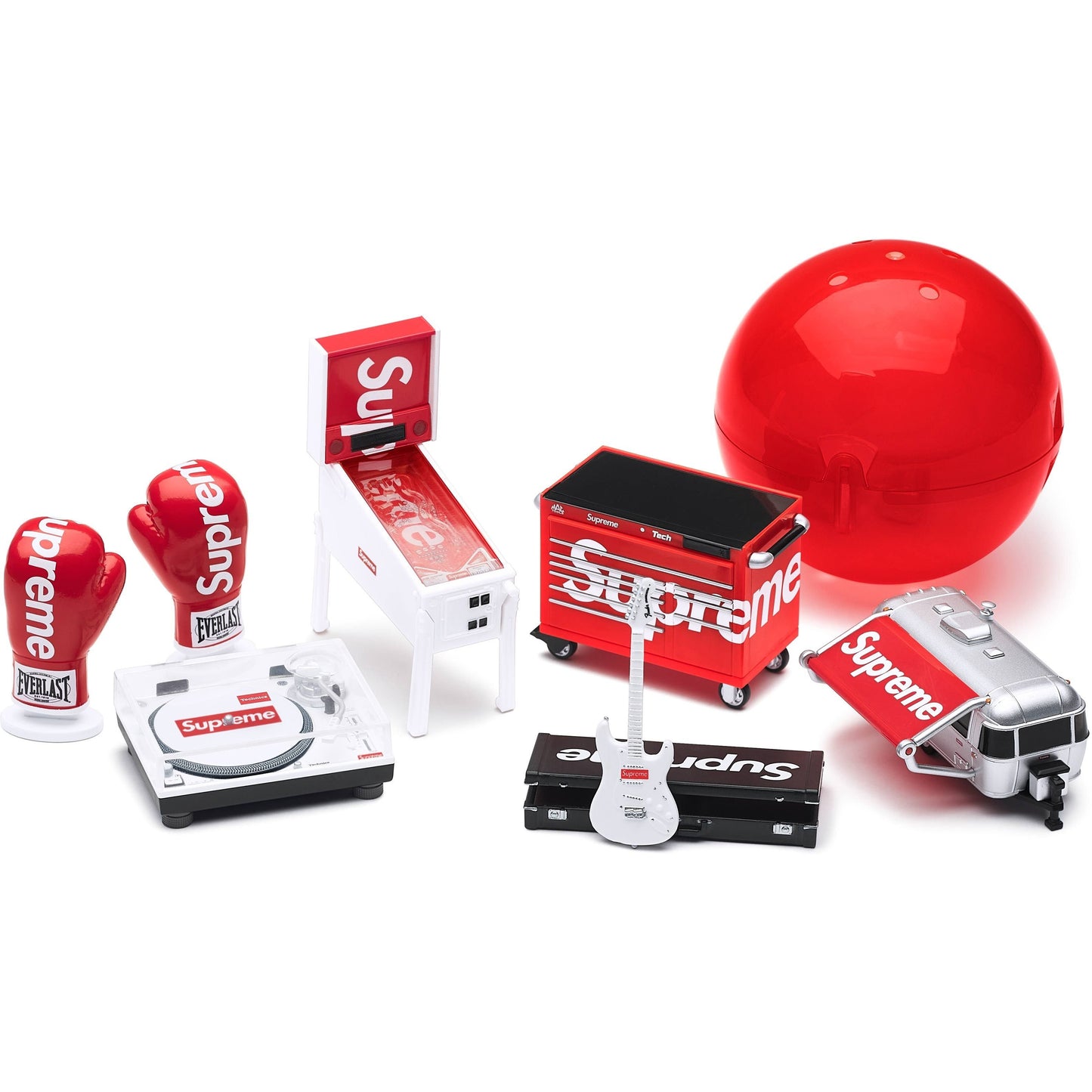 Supreme x Bandai Gashapon Machine Mystery Prize Red