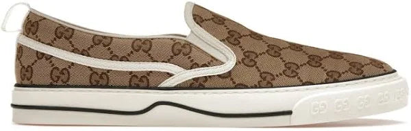 Gucci Tennis 1977 Slip On Beige Ebony