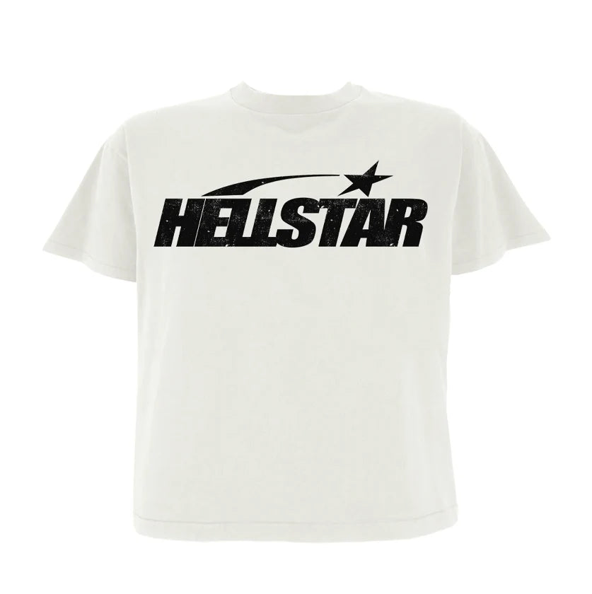 Hellstar Classic T-Shirt White Black