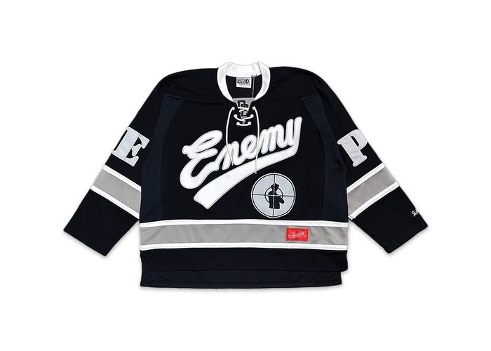 Saint Michael Public Enemy Hockey Jersey Black