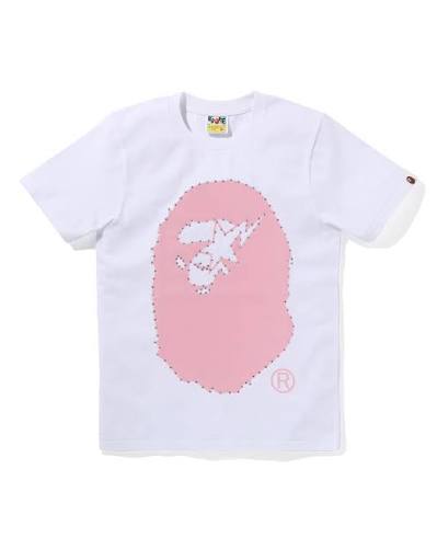 Bape Crystal Stone Sta Eye Big Ape Head Tee