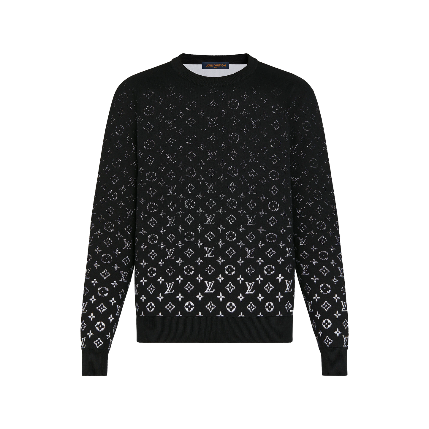 Louis Vuitton LVSE Monogram Degrade Crewneck Black White