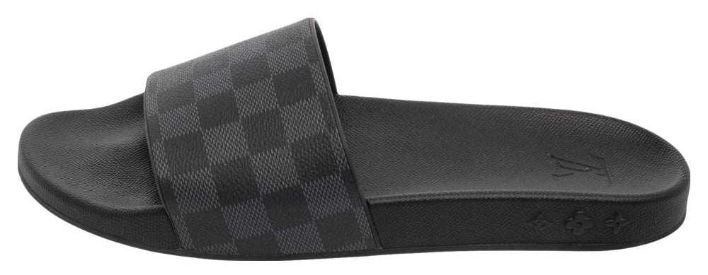 Louis Vuitton Waterfront Mule Slide Canvas Damier Graphite