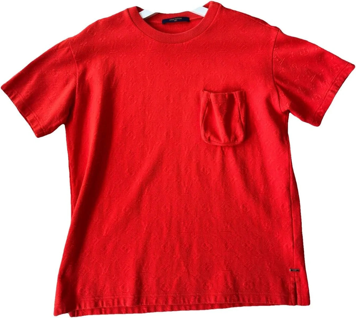 Louis Vuitton Signature 3D Pocket Monogram T-Shirt Orange