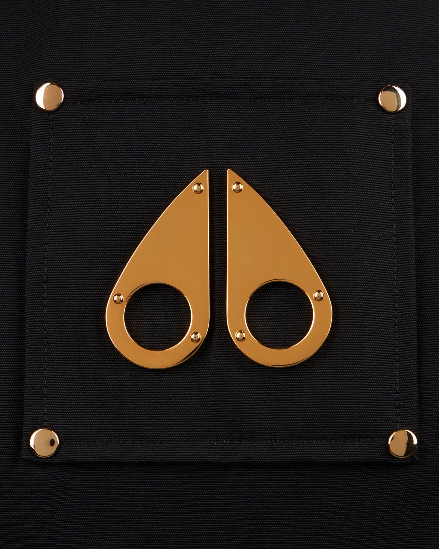 Moose Knuckles Ballistic Bomber Gold Series Jacket Black