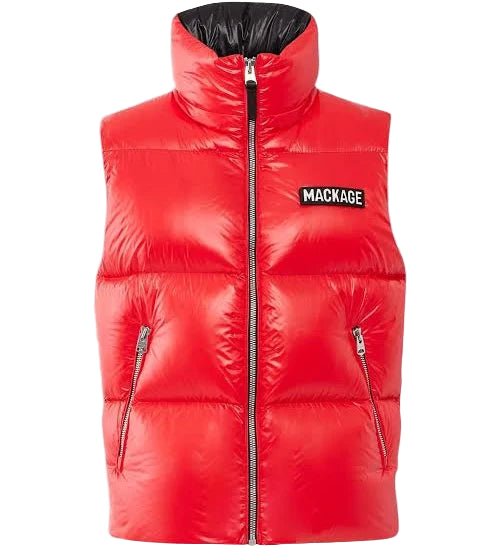 Mackage Kane Vest Punch Red