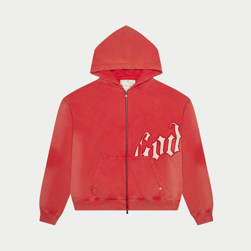 Godspeed OG Logo V2 Hoodie Vintage Red