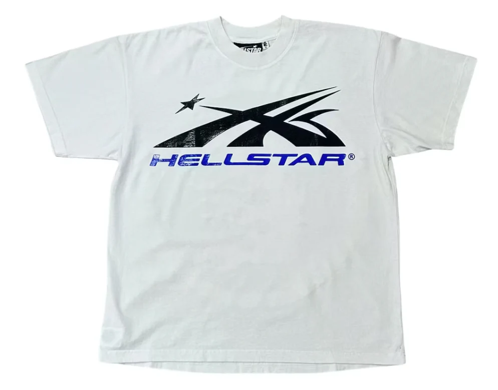 Hellstar Gel Sports Logo White Blue