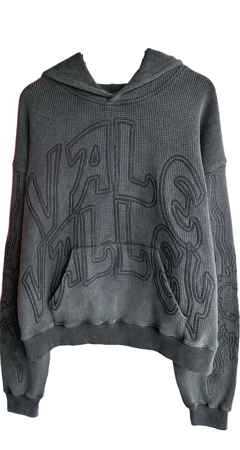 Vale Forever Valley Thermal Pullover Hoodie Black