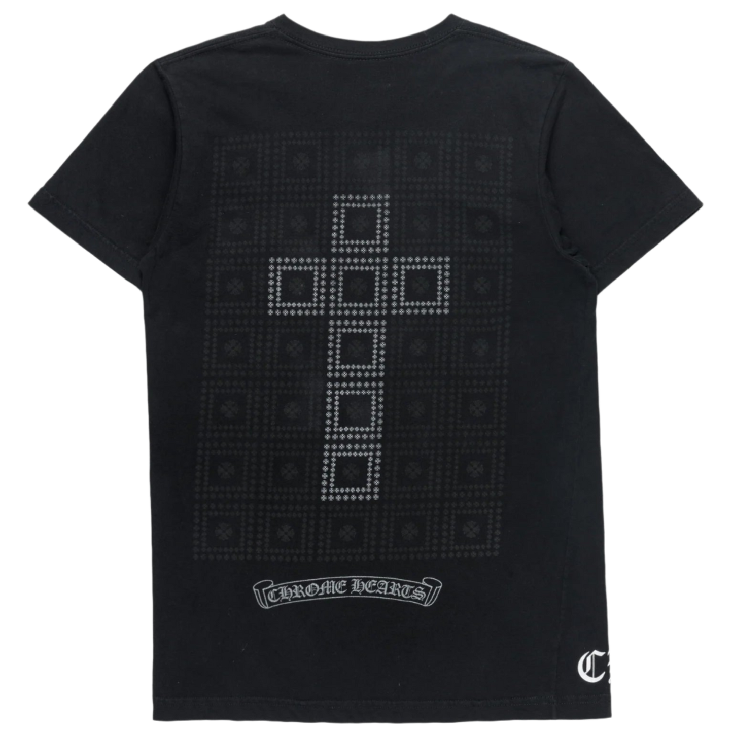 Chrome Hearts Square Cross Pocket Tee Black Grey
