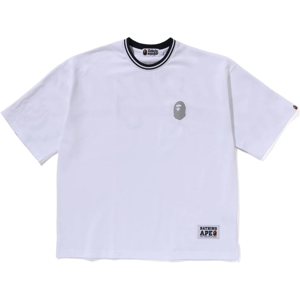 BAPE Baseball Big Logo Tee White