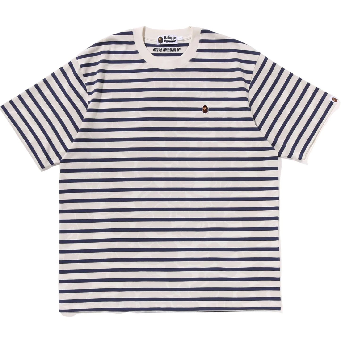 BAPE SOLID CAMO STRIPE ONE POINT RELAXED FIT TEE