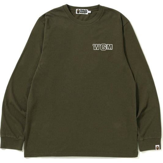 BAPE Big Shark Vintage L/S Tee Olive Drab