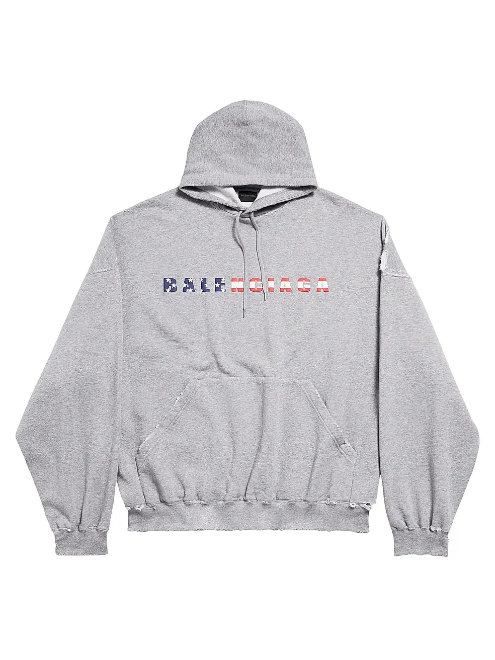Balenciaga International Hoodie Heather Grey