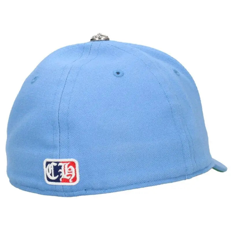 Chrome Hearts Wool Acrylic Serge Carolina Blue Fitted Hat