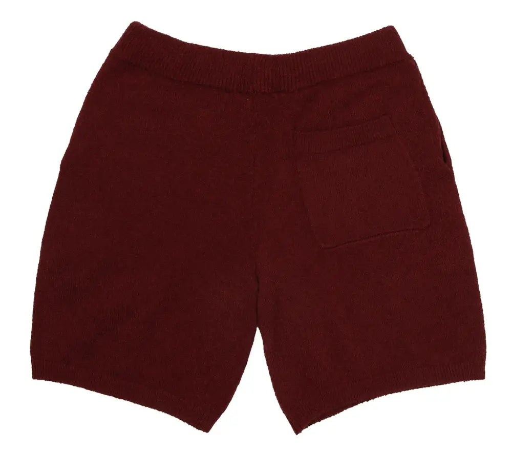 Sinclair Global Boucle Sweatshorts Maroon
