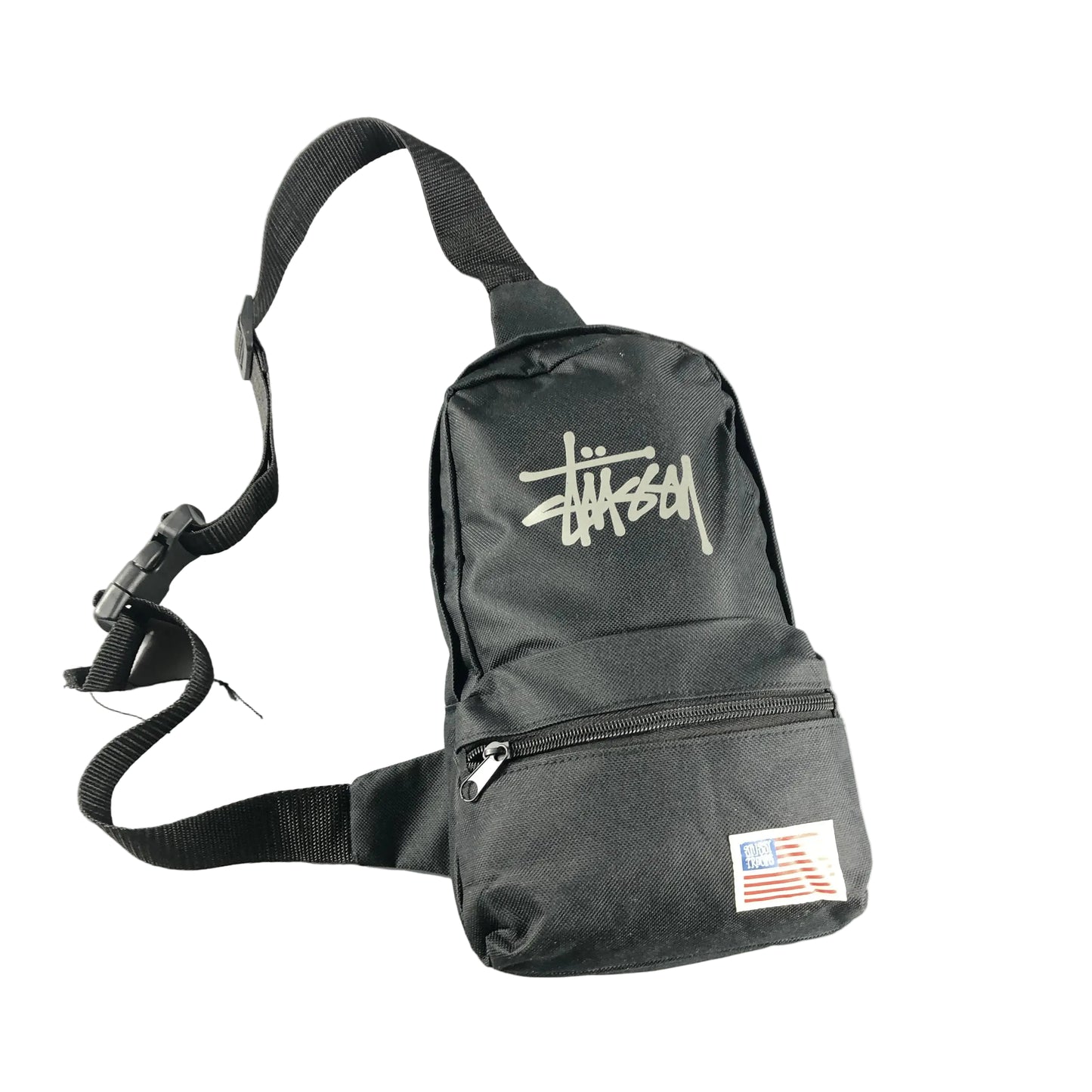 Stussy Troops Crossbody Shouldar Black Bag