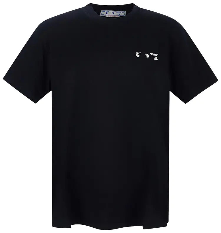 Off-White OW Logo Slim Short-Sleeve Tee Black/White