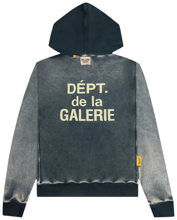 Gallery Dept. Reversible French Logo Hoodie Navy