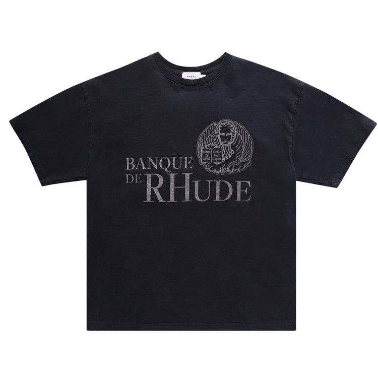 Rhude Banque De Tee Vintage Black