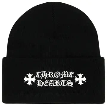 Chrome Hearts Logo Beanie Black