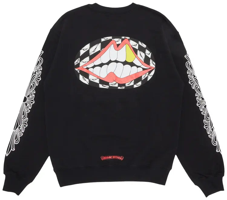 Chrome Hearts Matty Boy Chomper Crewneck Sweatshirt Black