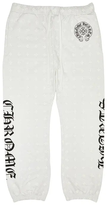 Chrome Hearts Monogram Sweatpants White