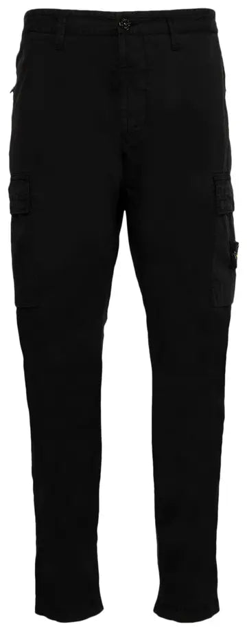Stone Island Stretch Cargo Pants Black