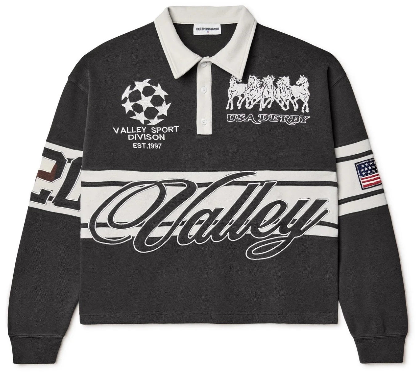 Vale Forever Rugby Polo Black