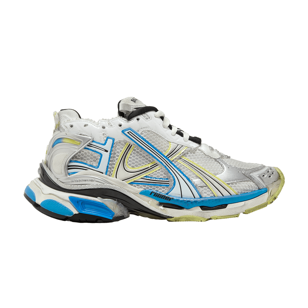 Balenciaga Runner White Yellow Blue