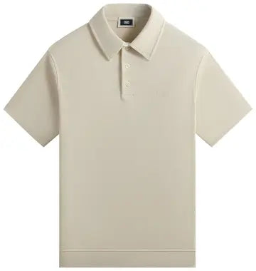 Kith Crystal Wash Interlock Polo & Shorts Set Sandrift