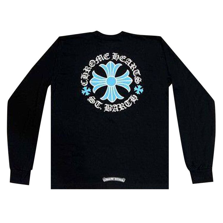Chrome Hearts St. Barth's Exclusive Long Sleeve T-shirt Black/Blue