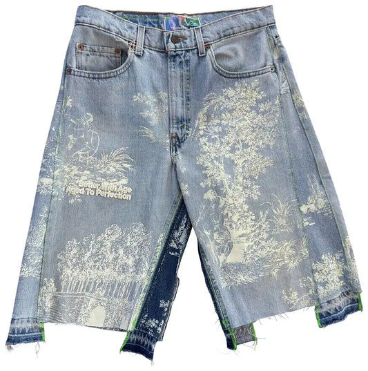 *Better With Age Teresa Double-Wide Denim Short Indigo